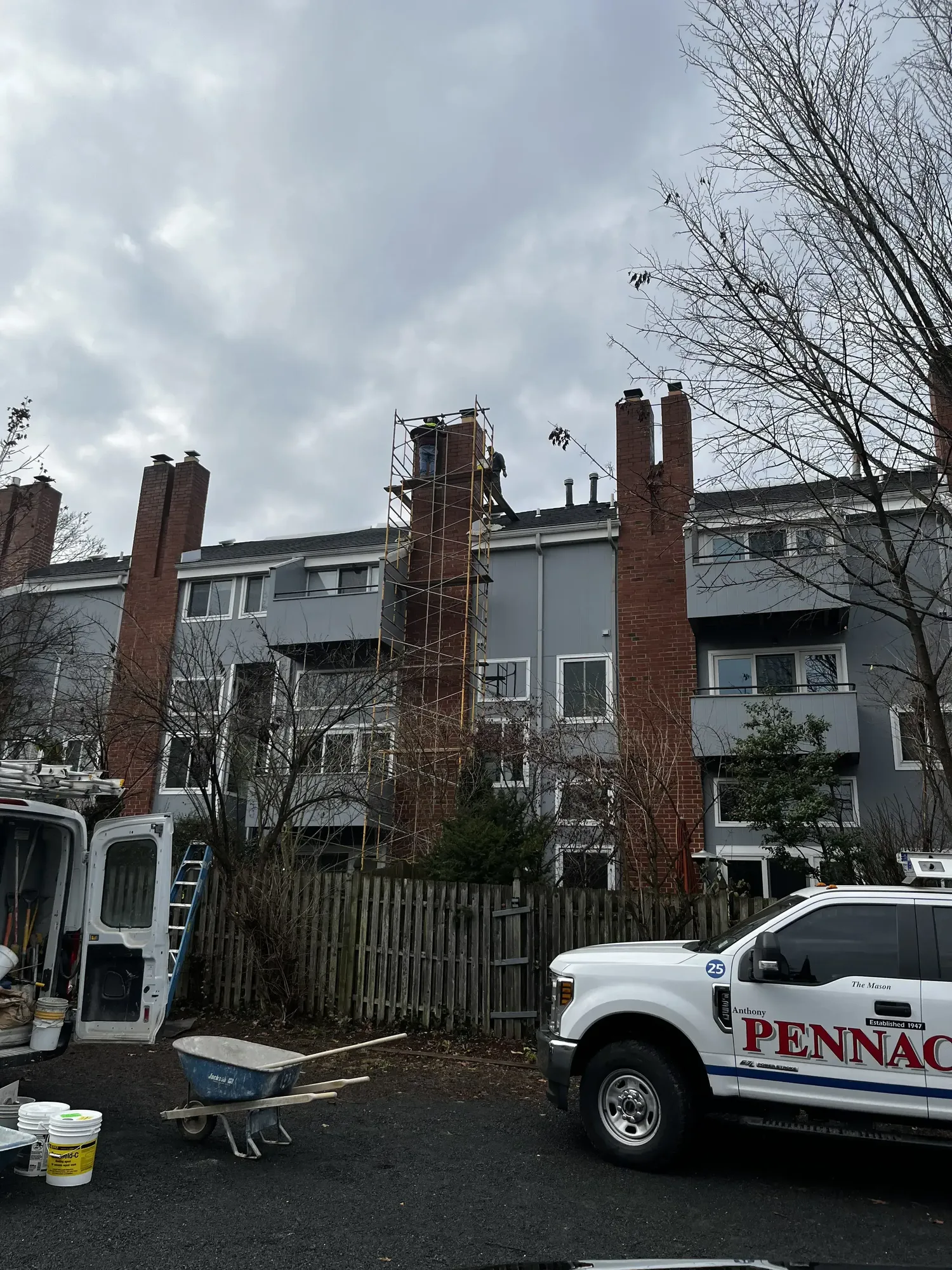 Commercial and industrial masonry project